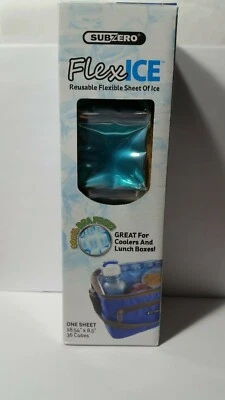 Sub Zero Flex Ice Reusable Flexible Sheet of Ice 2 Boxes 1 Sheet Each Ice Pack - Image 1 of 4