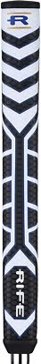 RIFE GOLF Rife Midsize Golf Putter Soft Large Dual Grip Flat Front RG Pistol Tour Design