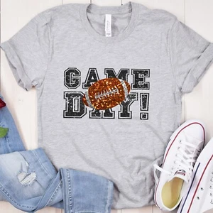 Game Day Shirt, Football Fan T-Shirt, Superbowl Tee, Football Lover Gift - Picture 1 of 10