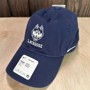 Gorra de Lacrosse UCONN Huskies Gorra de Papá Nike Talla 1 Heritage86 Unisex Azul Correa Trasera - Imagen 1 de 11