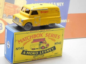 Vintage Matchbox Lesney. No.42 Evening News Van. Made in England with repro box - Picture 1 of 5