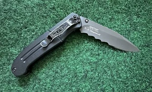 CRKT Ignitor 3.38" Serrated Black T Spring Assisted Folding Knife - Picture 1 of 11