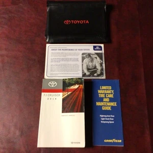2014 TOYOTA FJ CRUISER OWNERS MANUAL BOOKS GUIDE CASE ALL MODELS - Foto 1 di 4
