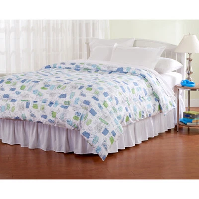 PUPPY DOGS BONES HOUSE MICROFIBER COMFORTER BEDROOM BEDDING QUILT FULL QUEEN NEW - Image 1 of 4