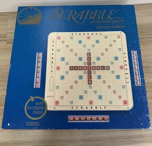Scrabble Turntable Deluxe Edition Selchow & Righter Vintage 1977 ~100% Complete! - Picture 1 of 9