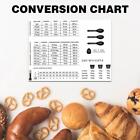 Kitchen Conversion Chart Cooking Times British Metric Signc, Stickers P9T7