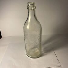 Antique Embossed Glass Citrate Magnesia Bottle