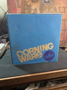 Sartén cubierta de 8" Corning Ware de 1970 nueva en caja A 8 azul aciano caja original de colección - Imagen 1 de 9