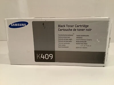 SAMSUNG K409S BLACK TONER CARTRIDGE - OPEN BOX NEW & SEALED CARTRIDGE - Image 1 of 4