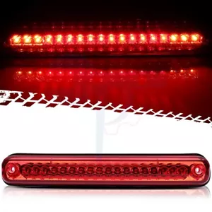Tercera lámpara de parada trasera para Chevy GMC C/K C10 1988-1998 Silverado Sierra cromo rojo - Imagen 1 de 6