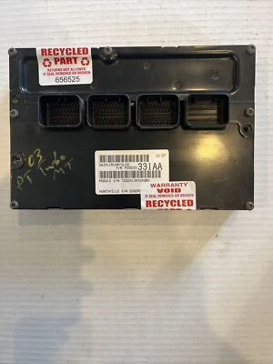 2003 Chrysler PT Cruiser engine control module front 2.4L Turbo OEM 5033062AK - Image 1 of 4