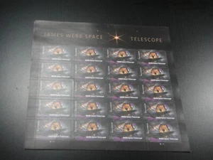 USA 2022 Sc#5720 James webb Space Telescope FOREVER Sheet of 20 Stamp MNH XF - Picture 1 of 1
