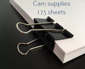 10 X Large 51mm Black Steel Foldback Office Clips Paper Document Bulldog Metal - Picture 1 of 1