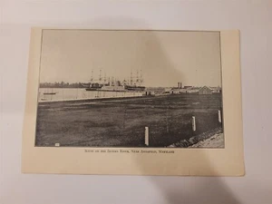 Severn River Annapolis Maryland 1912 Bürgerkrieg Bild  - Bild 1 von 1