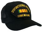 Dysfunctional Veteran Hat VIETNAM VETERAN Black Mesh Back Trucker