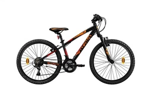 BICI BICICLETTA MTB ATALA RACE COMP RUOTA 24" 18V ALLUMINIO NERO ARANCIO 2024 - Foto 1 di 2