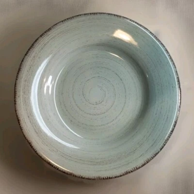 Plato de ensalada azul pizarra Sonoma Tag Ltd 8,5" Ironstone descontinuado  Foto 1 de 4