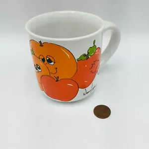 Taza vintage Nancy Lynn naranjas fruta - Imagen 1 de 7