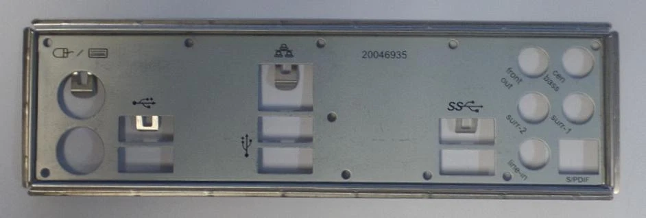 Medion MSI MS-7708 Rev.1.2 - Blende - Slotblech - IO Shield   #303013 - Bild 1 von 1