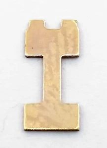  NOS MINT 14k Gelbgold Anfangsbuchstabe " T " für Schmuck Reparatur Einsatz siehe Bild - Bild 1 von 3