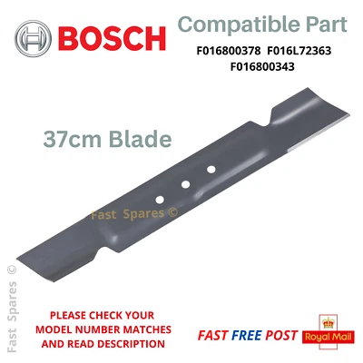 FOR BOSCH BOSCH Rotak 37-14 Ergo Lawnmower Cutting Blade 37cm FAST POST