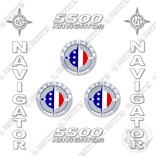 Kit de calcomanías para Navigator RT-5500 Piggy Back - 7 AÑOS EXTERIOR 3M VINILO! Foto 1 de 1