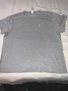 NWT VICTORIA'S SECRET PINK CAMPUS SHORT SLEEVE TEE XLARGE HEATHER GREY SPARKLES - Picture 1 of 6
