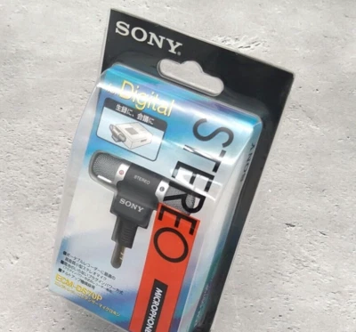SONY ECM-DS70P Electret Condenser Stereo Microphone Minidisc 3.5mm Plug ECMDS70P - Image 1 of 4