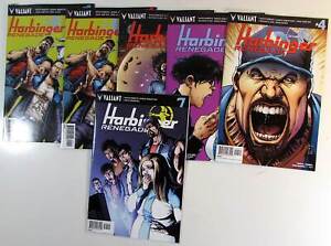 Harbinger Renegade Lot of 6 #1 x2,2,3,4,7 Valiant (2016) Comic Books