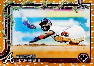 2025 TOPPS HOLIDAY GOLD LIGHTS SP H107 MICHAEL HARRIS II ATLANTA BRAVES - Picture 1 of 2