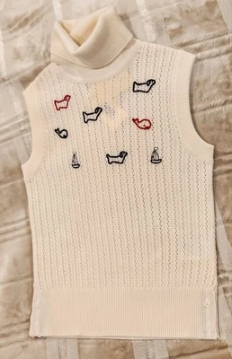 THOM BROWNE N.Y Mujer Mangas Cuello Tortuga Talla 36 (XS) Foto 1 de 4