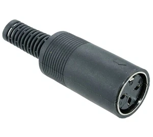 ETL1, Philmore 3 Pin 180° Inline Buchse DIN Stecker ~ Lötausführung - Bild 1 von 1