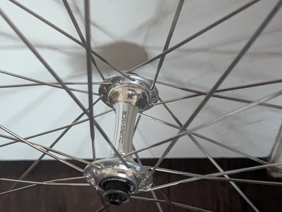 VINTAGE Shimano dura ace mavic open 4cd clincherFRONT WHEEL - Near NOS Condition - Image 1 of 4