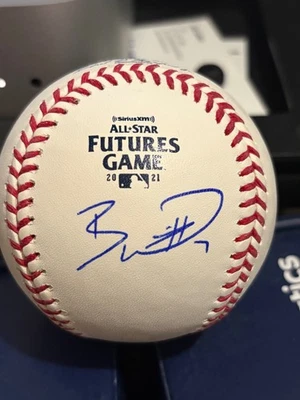 Bobby Witt Jr. Подписанная игра Rawlings 2021 Futures бейсбол Royals Fanatics + MLB - Изображение 1 из 4