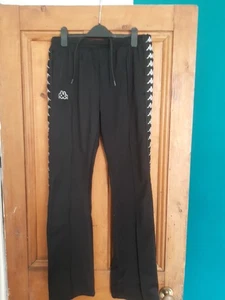 Ladies Kappa Casual Black Tracksuit Bottoms Size S - Picture 1 of 4