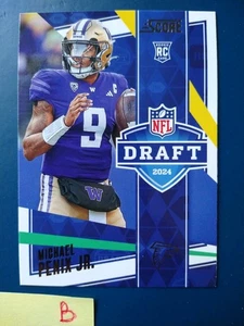 2024 Score NFL Draft Michael Penix Jr. #15 Rookie RC - Picture 1 of 2