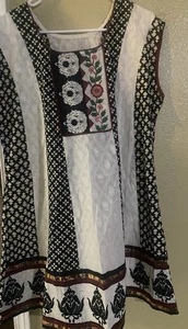 Weltkultur Kurta #Indien# Pakistan / wunderschöne Stickerei / Größe 46 - Bild 1 von 5