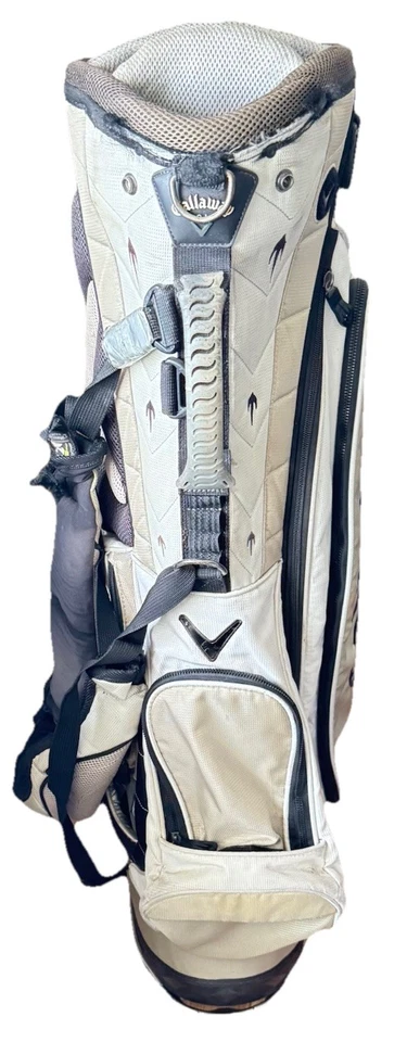 🔥 Carro de golf Callaway Warbird bolsa de transporte - 7 vías 6 cremalleras - blanco/gris/ Foto 1 de 4