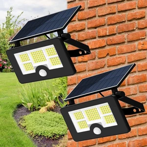 Solar Security Light with Motion Sensor, LED Flood Light, Waterproof IP65, Ou... - Picture 1 of 9