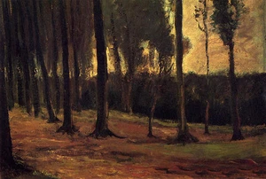 Dream-art Oil painting Vincent Van Gogh - Edge of a Wood landscape in oil canvas - Picture 1 of 1