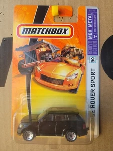 MATCHBOX RANGE ROVER SPORT [BLACK] VHTF NEAR MINT CARD GOOD COMBINED POSTAGE  - Foto 1 di 5