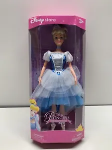 Disney Store Disney Princess Cinderella Barbie W/ Doll Stand NIB - Picture 1 of 4