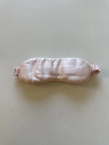 New Silken Slumber 100% Silk Eye Mask Rejuvenating Sleep Minimizes Wrinkles Pink - Picture 1 of 3