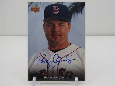 Roger Clemens 1995 cubierta superior certificado UDA ¡AUTÓGRAFO AUTOMÁTICO! BOSTON RED SOX! Foto 1 de 3
