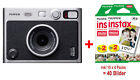 Fujifilm Instax Mini EVO schwarz inkl. 2x einen Doppelpack = 4x 10 Bilder