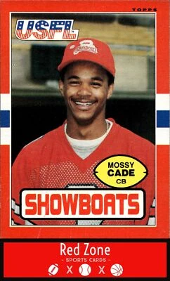 1985 Topps USFL - #67 Mossy Cade NM/NM+ Set Break! - Image 1 of 2