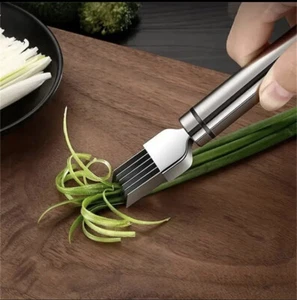 Allesschneider , Zwiebelmesser , Edelstahl , Küchenmesser , Kräuter . Käse Chili - Bild 1 von 6