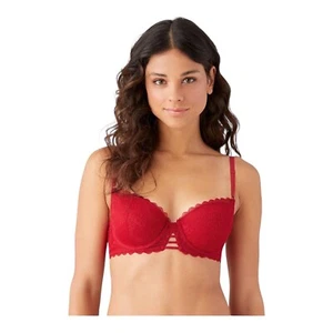 b.tempt'd by Wacoal No Strings Attached Contour Bra $48 Red 36D - Picture 1 of 3