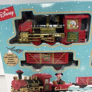 Disney Mickey Navidad Express Tren Set Holiday Time 12 Piezas Nuevo Con Caja - Imagen 1 de 7