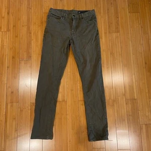 Roark HWY 133 Denim Jeans Mens 32x34 Olive Green Standard Slim Fit Pants - Picture 1 of 10